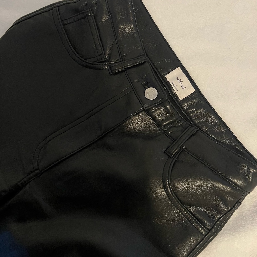 Aritzia Melina leather pants